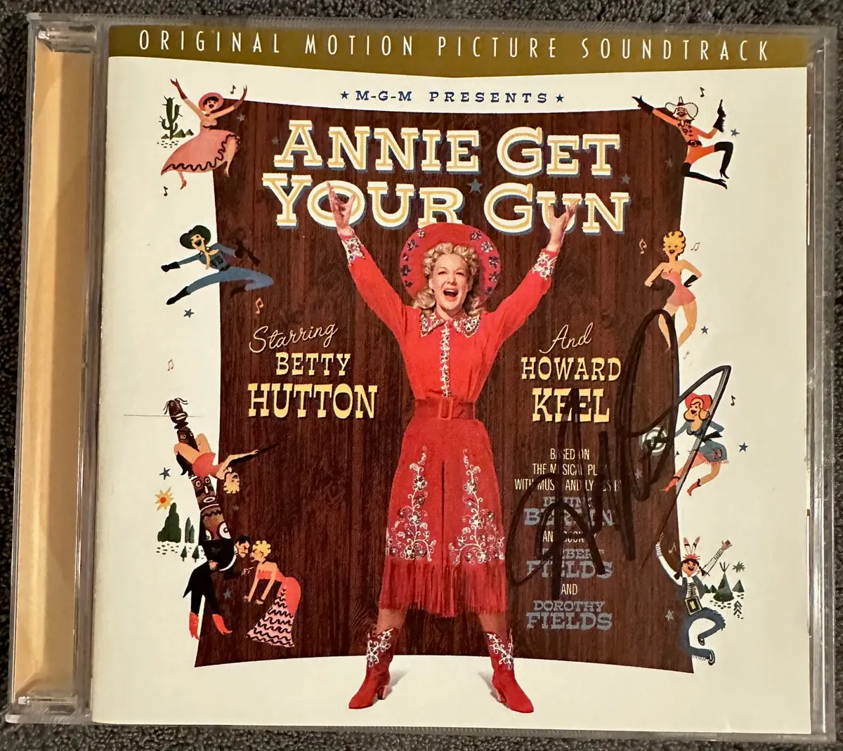 Annie Get Your Gun Soundtrack Cd - Signed By Howard Keel Autographed - 1