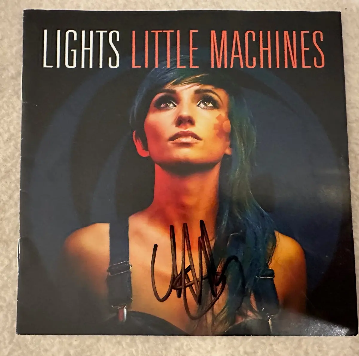 Lights - Little Machines (Autographed Cover Booklet  Only) Used 1