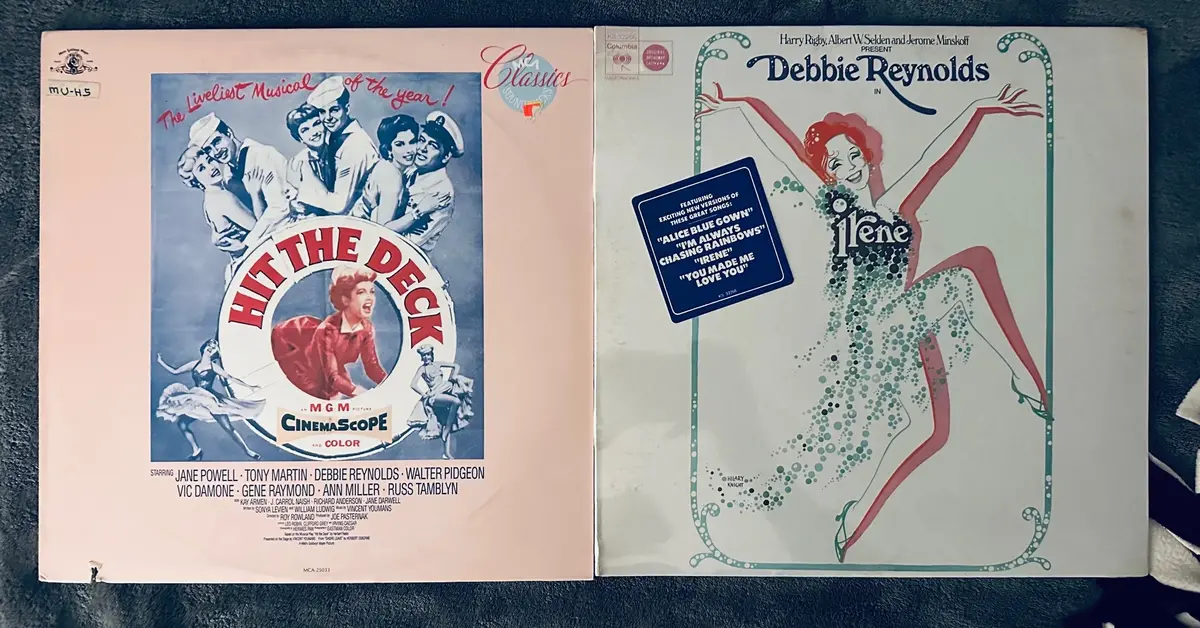 Debbie Reynolds - 2 Movie Soundtracks: Irene And Hit The Deck - Lp Vinyl - New And Used 2
