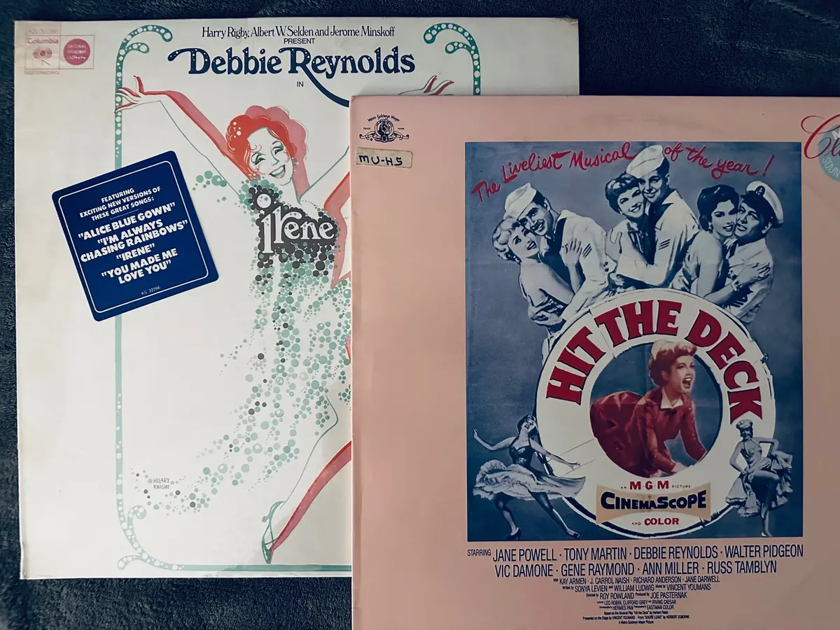 Debbie Reynolds - 2 Movie Soundtracks: Irene And Hit The Deck - Lp Vinyl - New And Used 1