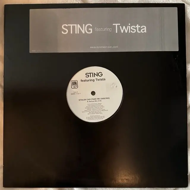 Sting -  Stolen Car (Take Me Dancing) Ft: Twista - 12" Lp Vinyl Single - Used 1