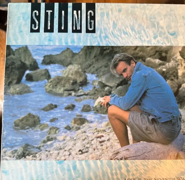 Sting -  Love Is The Seventh Wave  12" Lp Vinyl Single - Used 1