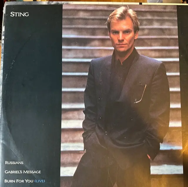 Sting - Russians, Gabriel's Message, Burn For You  (Uk)  12" Lp Vinyl Single - Used 1