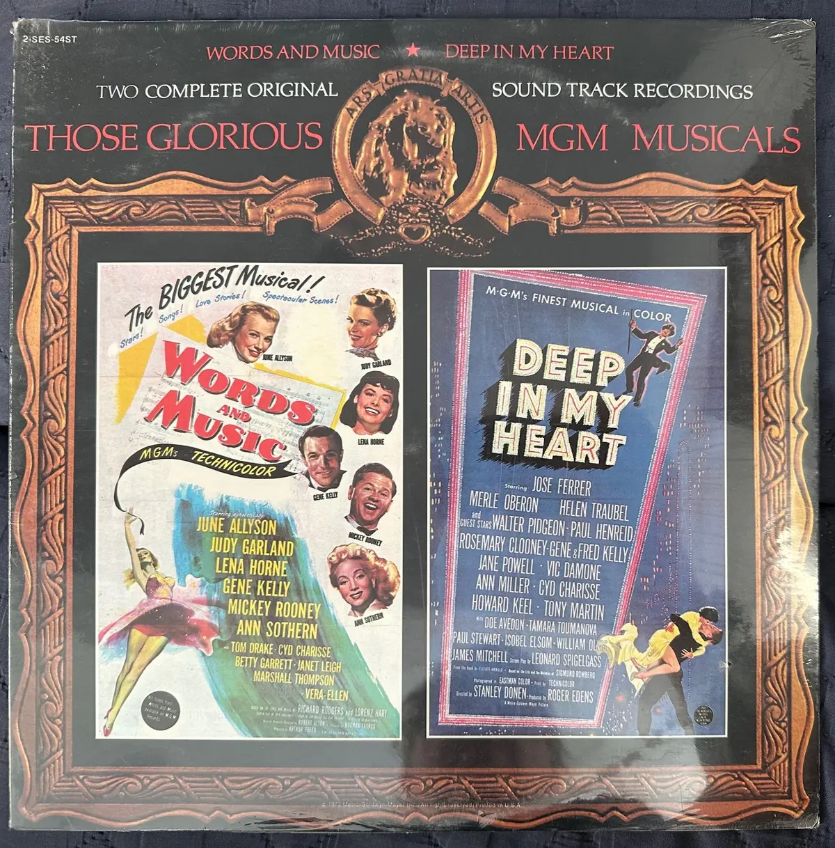 Mgm Musics: Words And Music / Deep In My Heart Double Soundtrack Lp Vinyl - New 1