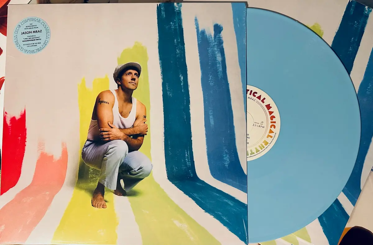 Jason Mraz -- Mystical Magical Rhythmical Radical Ride (Indie Exclusive, Colored Vinyl, Blue) Lp - New 1
