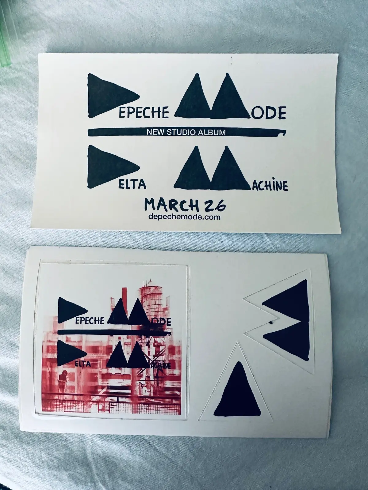 Depeche Mode - Promotional Delta Machine Stickers (2) 1