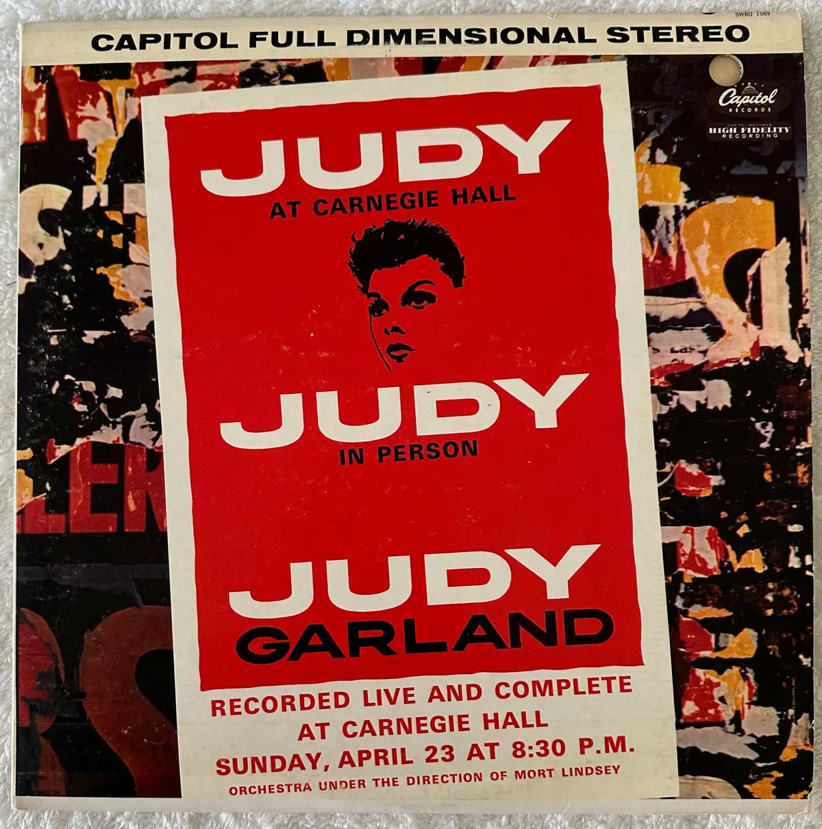 Judy Garland - Judy At Carnegie Hall - 2Xlp  Vinyl  - Used 1