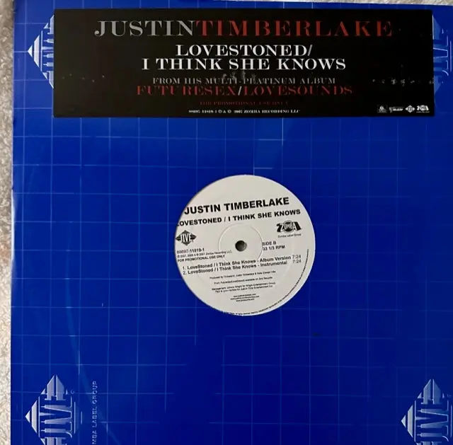 Justin Timberlake - Lovestoned / I Think She Knows (Promo) 12" Lp Vinyl - Used 1