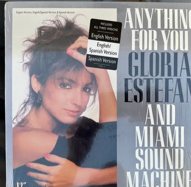 Gloria Estefan & The Miami Sound Machine - Anything For You 12" Single Vinyl - Used 1
