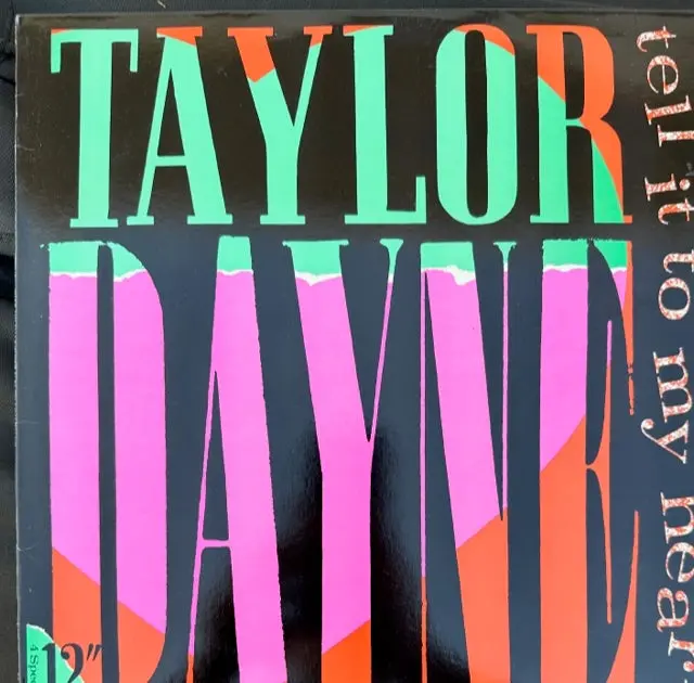 Taylor Dayne - Tell It To My Heart -  12" Single Lp Vinyl - Used 1