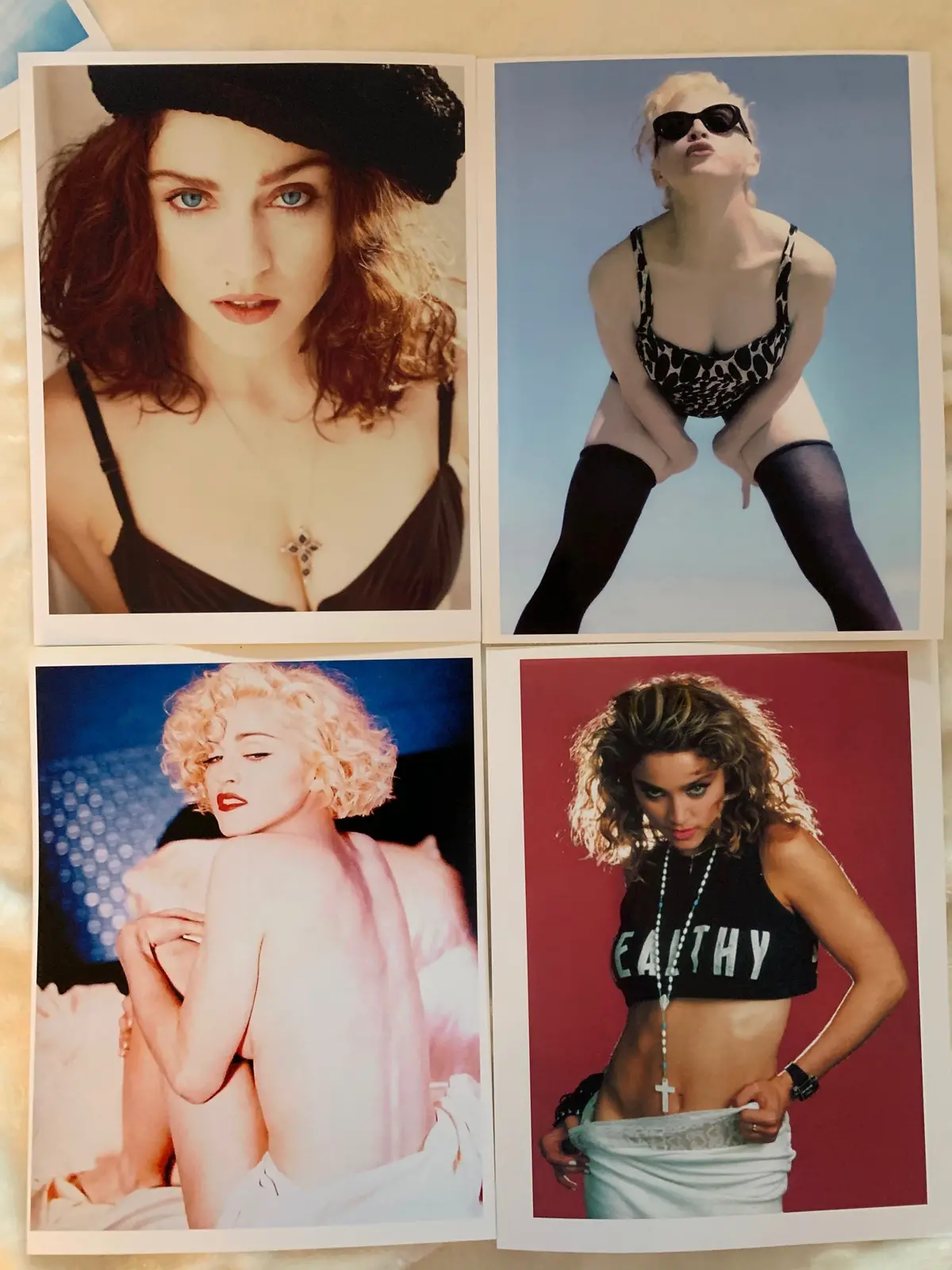 Madonna - 4 Glossy Photo Prints 8X11 1