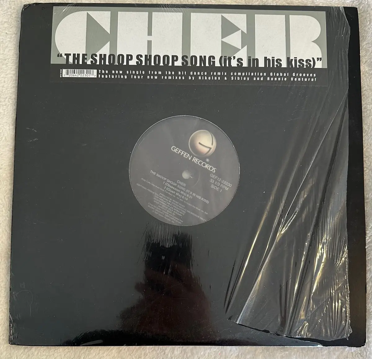 Cher - The Shoop Shoop Song (It's In His Kiss) 1997 Remixes 12" Single Lp Vinyl - Used 1