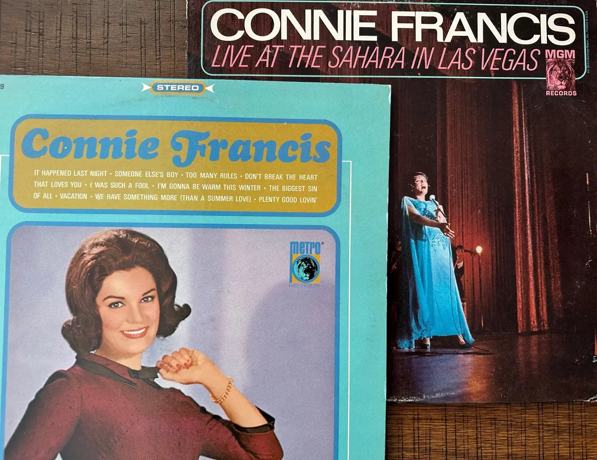 Connie Francis - 2 Original '60S Lps (Live And Self Titled)  Vinyl - Used 1