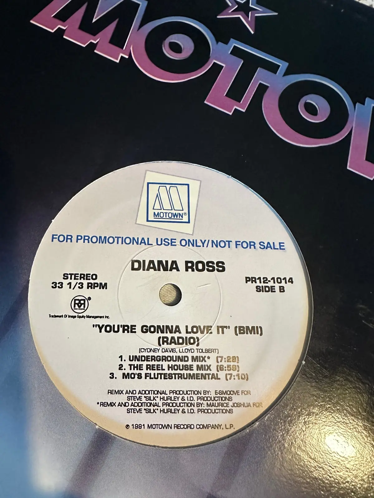 Diana Ross - You're Gonna Love It - 12" (Promo) Single Remixes Lp Vinyl - Used 2