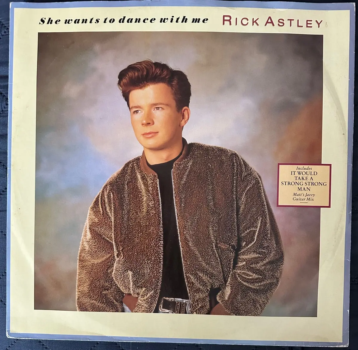 Rick Astley - She Wants To Dance With Me (Import) 12" Single Lp Vinyl -  Used 1