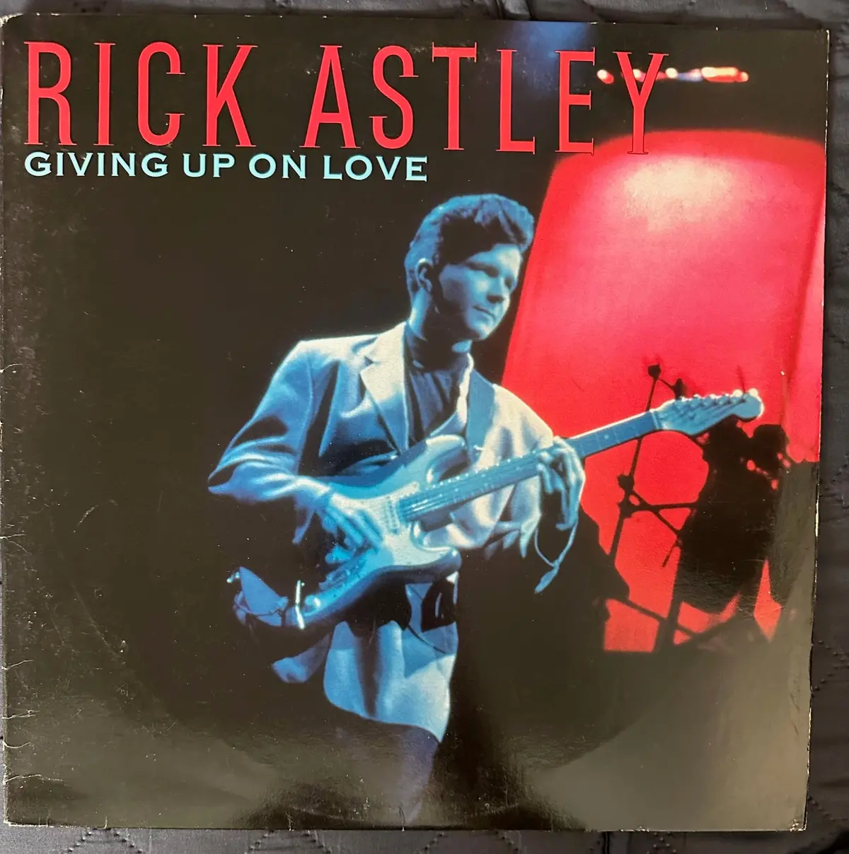 Rick Astley - Giving Up On Love / Together Forever / She Wants To Dance With Me / Never Gonna Give You Up  (Usa Promo) 12" Single Lp Vinyl -  Used 1