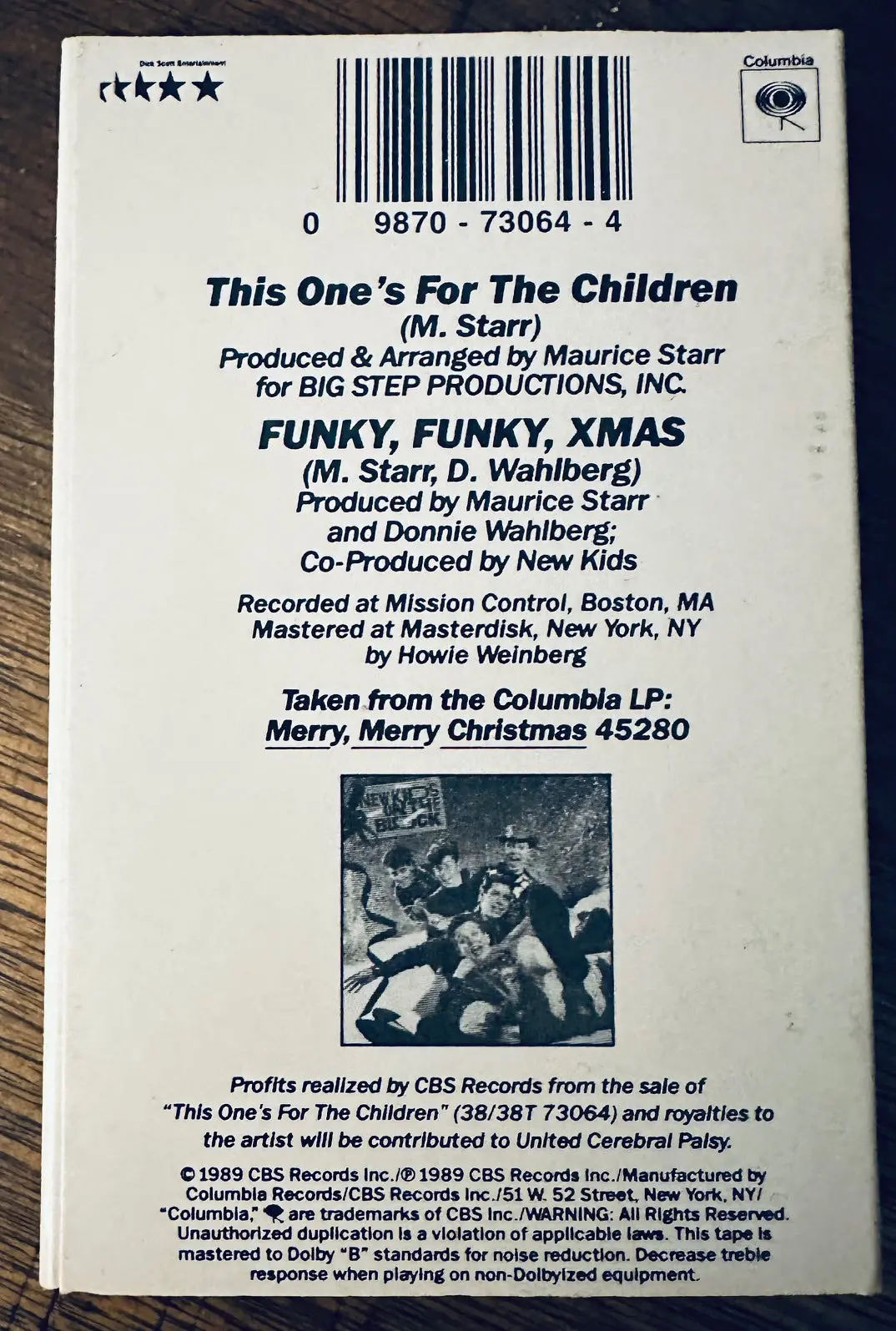 New Kids On The Block - This One's For The Children (Cassette Single) - Used 2