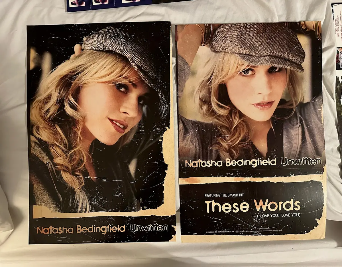 Natasha Bedingfield - Unwritten Official Promo Flat (Double Sided) 1