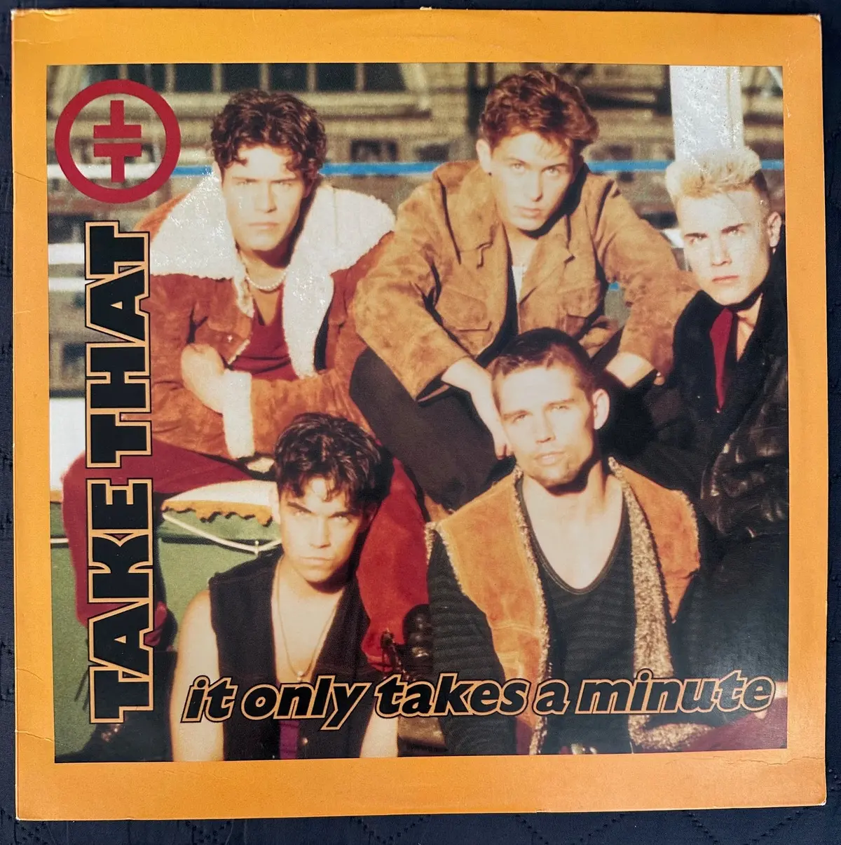 Take That - It Only Takes A Minute 12" Single Lp Vinyl - Used 1