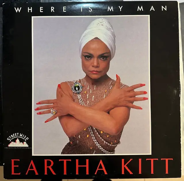 Eartha Kitt - Where Is My Man '83 - 12" Remix Single Lp Vinyl - Used 1
