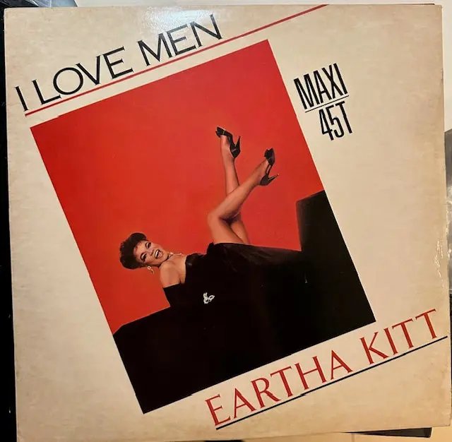 Eartha Kitt - I Love Men -  12" Remix Single Lp Vinyl - Used 1