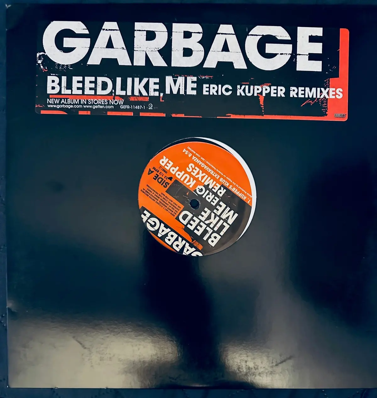 Garbage = Bleed Like Me (The Eric Kupper Remixes) (Promo 12" Single) Lp Vinyl - Used 1