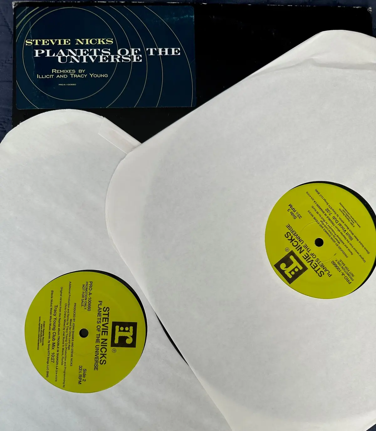 Stevie Nicks - Planets Of The Universe (Promo) 2X12" Remix Single - Lp Vinyl - Used 2