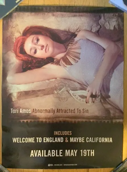 Tori Amos - Promo Poster Normally Attracted To Sin 1