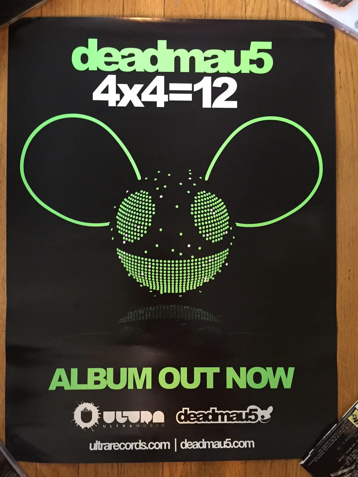 Deadmau5 Official Promo Poster 4X4=12 1