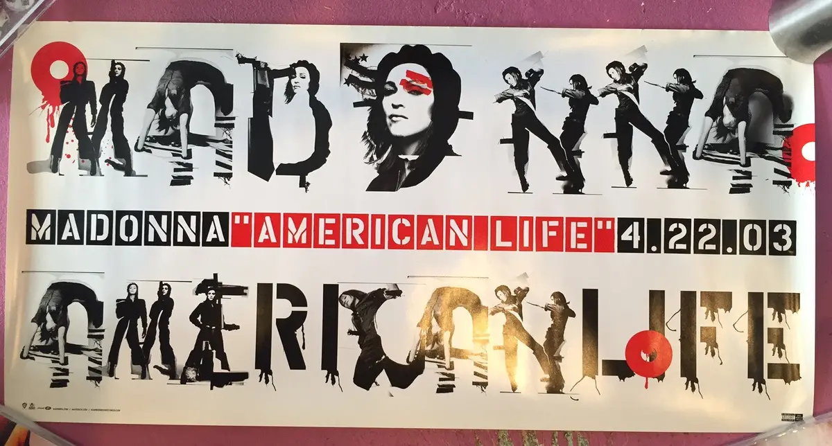 Madonna - American Life Promo Poster 12X24 1