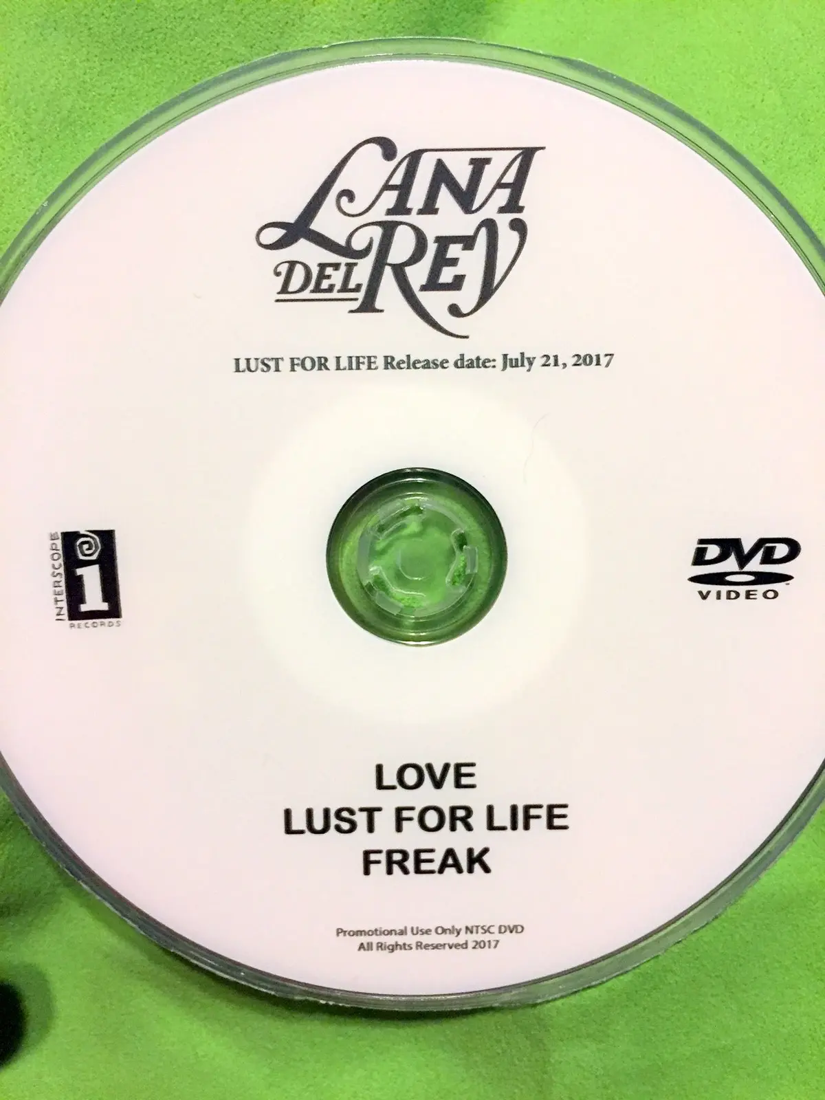 Lana Del Rey - Dvd Music Videos: Lust For Life, Love, Freak 1