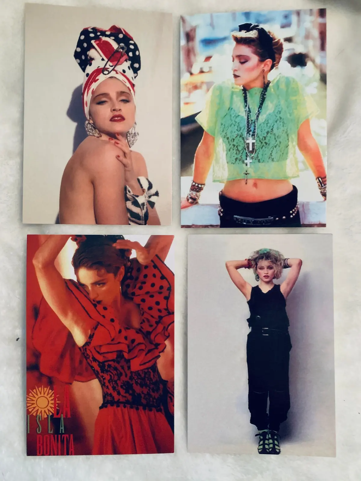 Madonna - Set Of 4 Postcards 1984-87 1