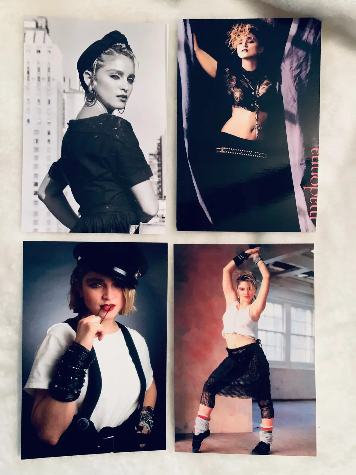 Madonna Set Of 4 Postcards 1983-4 1