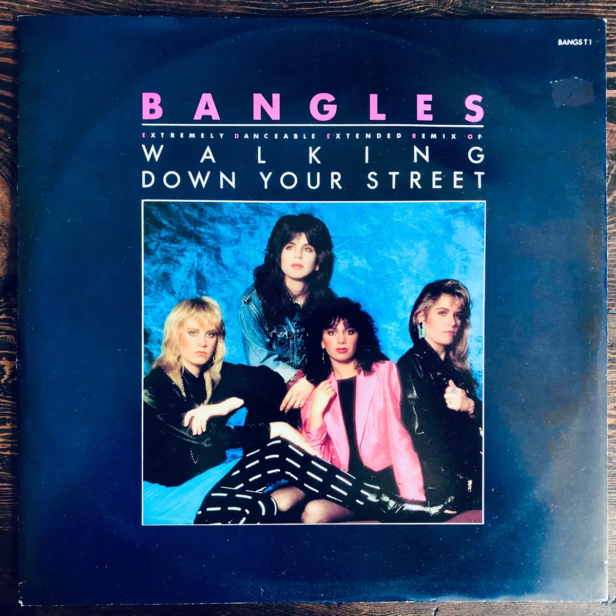 Bangles ‎- Walking Down Your Street "Remix"  Single - Used 12" Lp Vinyl 1