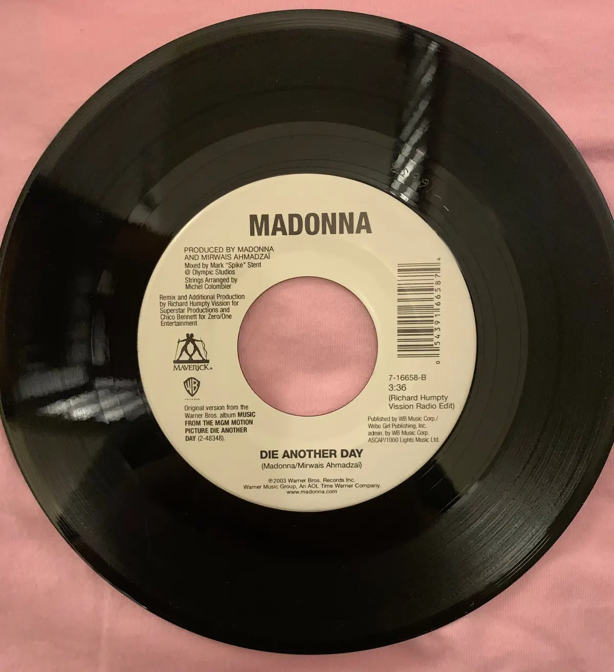 Madonna - American Life / Die Another Day 7" Vinyl -45 Record - Like New 1