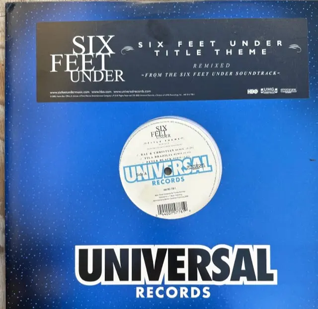 Six Feet Under Theme Song - The Remixes 12" Single Lp Vinyl - Used 1