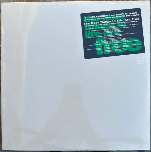 Janet Jackson / Luther Vandross - The Best Things In Life Are Free  2X12" Single Lp Vinyl - New 1
