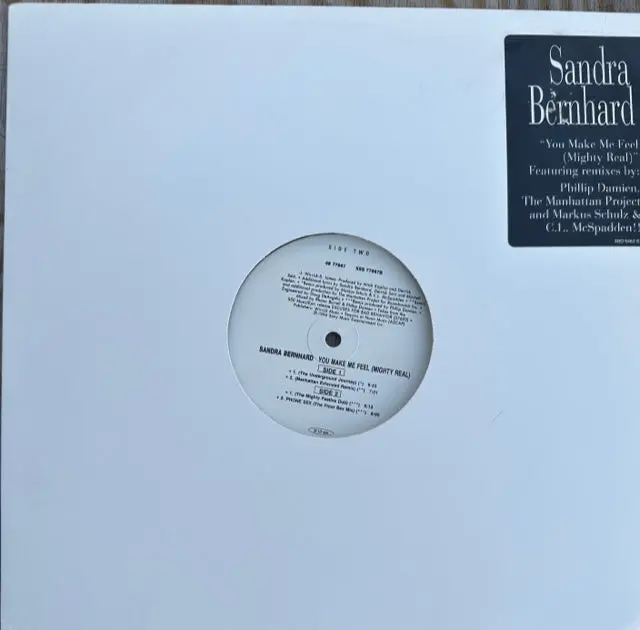 Sandra Bernhard - You Make Me Feel (Mighty Real) Promo 12" Lp Vinyl - Used 1