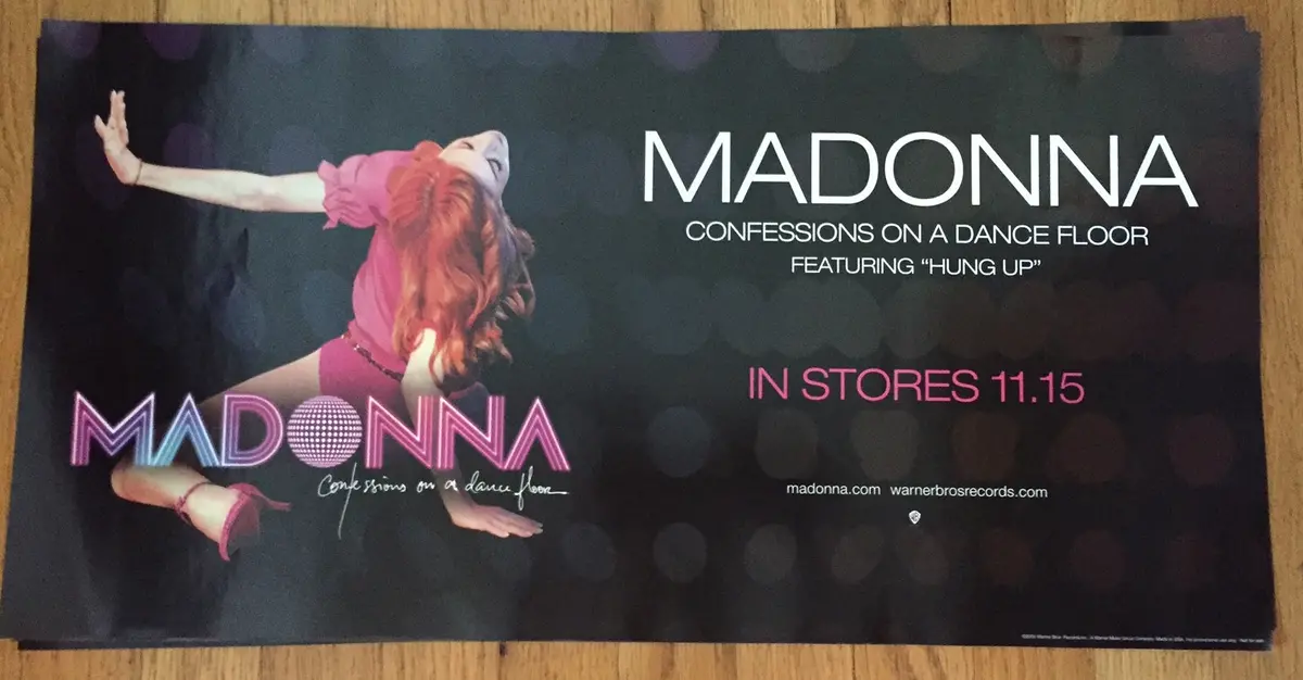 Madonna - Promo Poster Confessions On A Dancefloor. 1