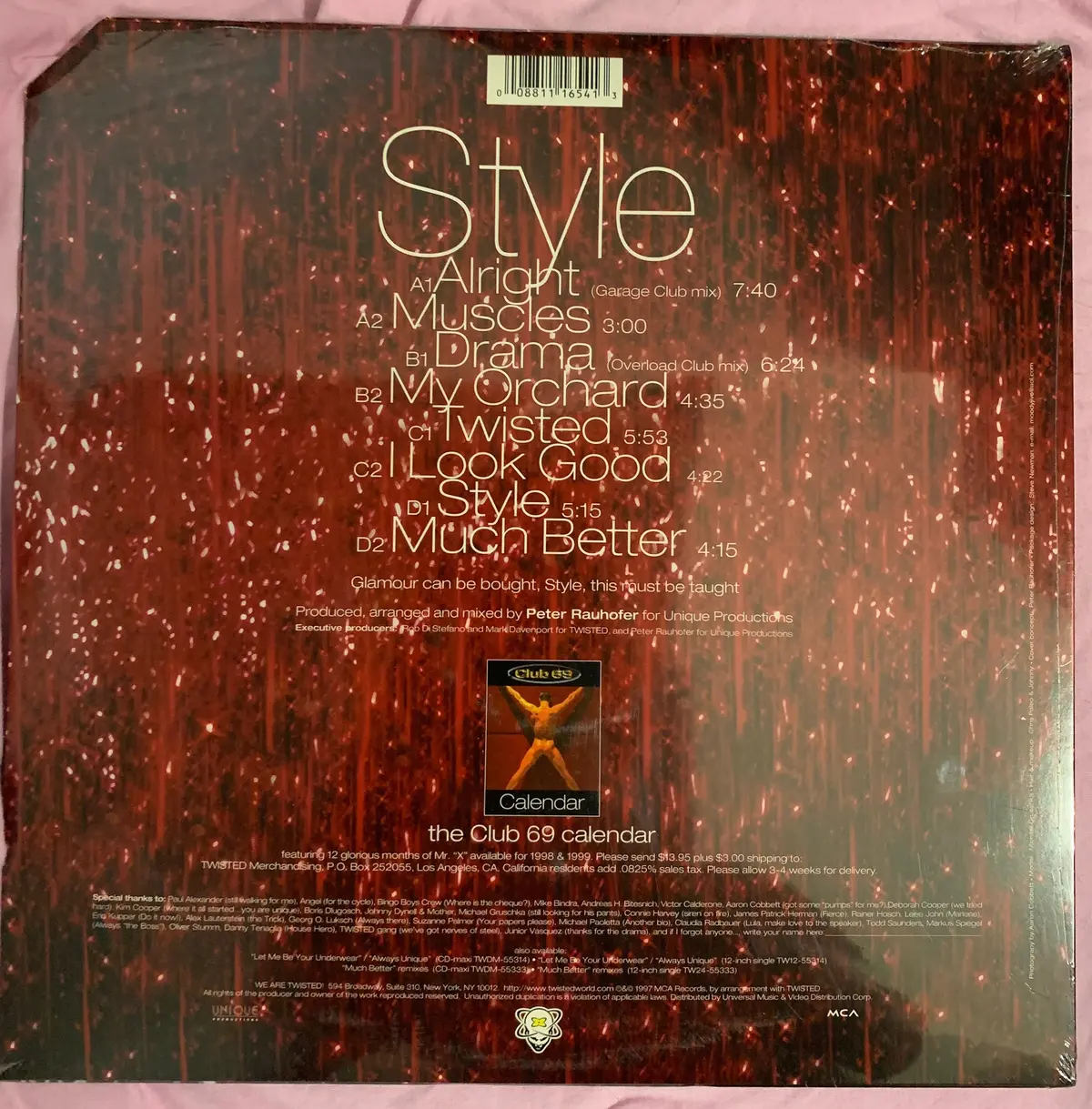 Club 69 "Style" Lp (Promo) Vinyl - Used 2