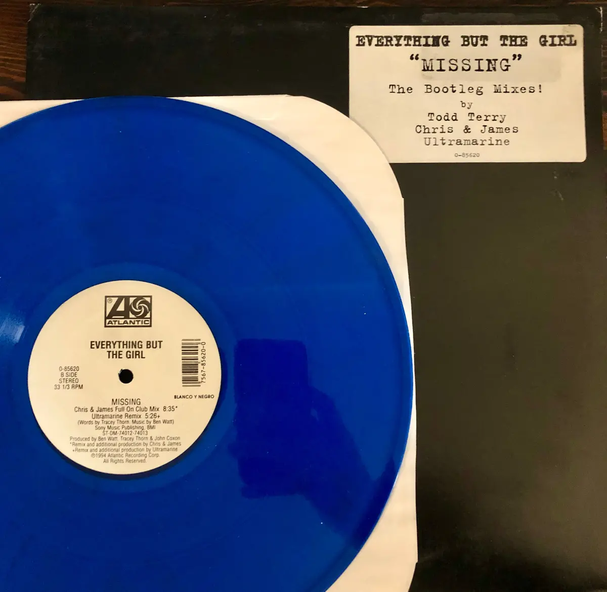 Everything But The Girl (Ebtg)  ‎- Missing (The Bootleg Mixes!) - Used 12" Lp Vinyl 1