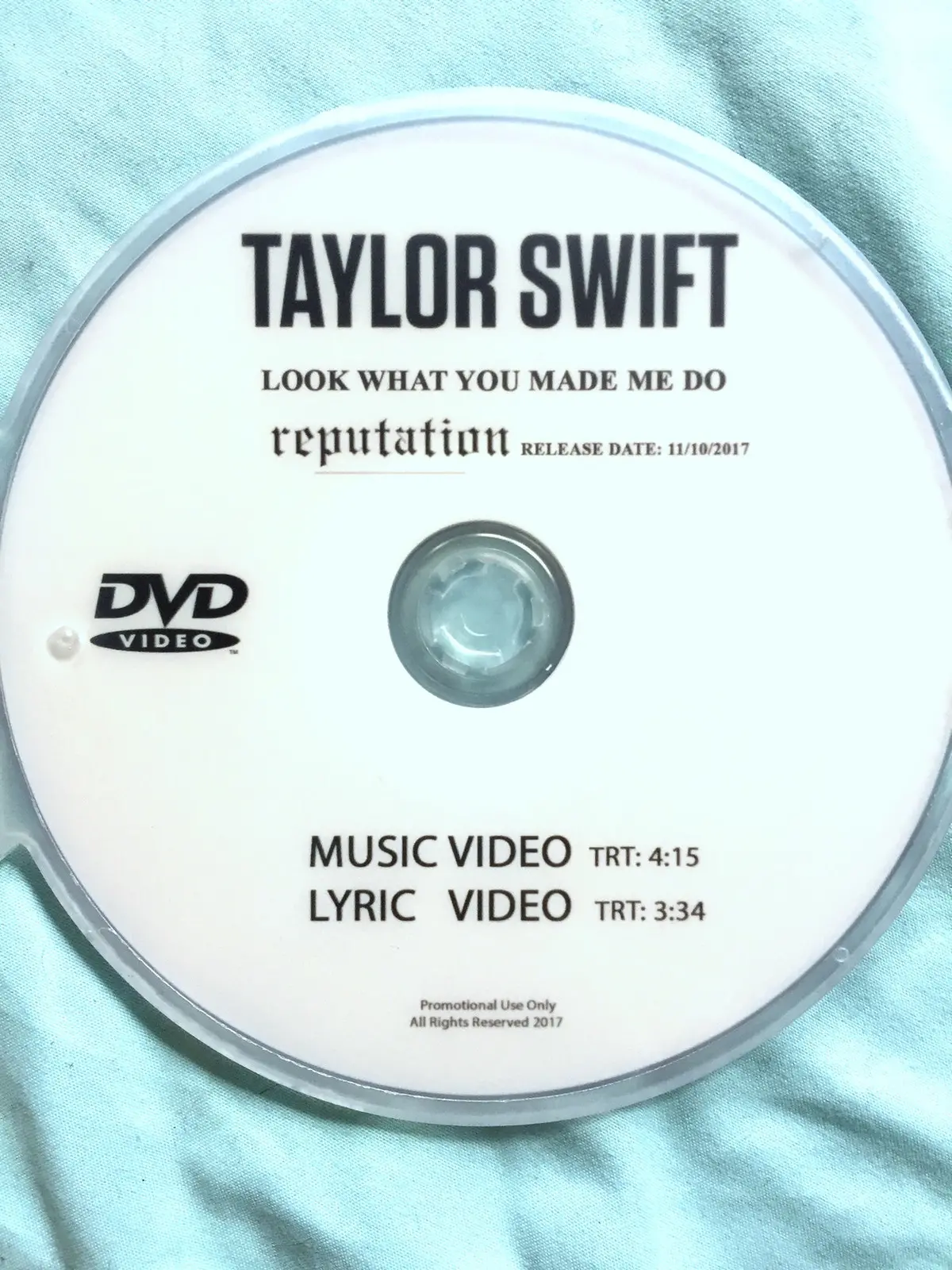 Taylor Swift - Look What You Made Me Do (Dvd Single) Ntsc 1