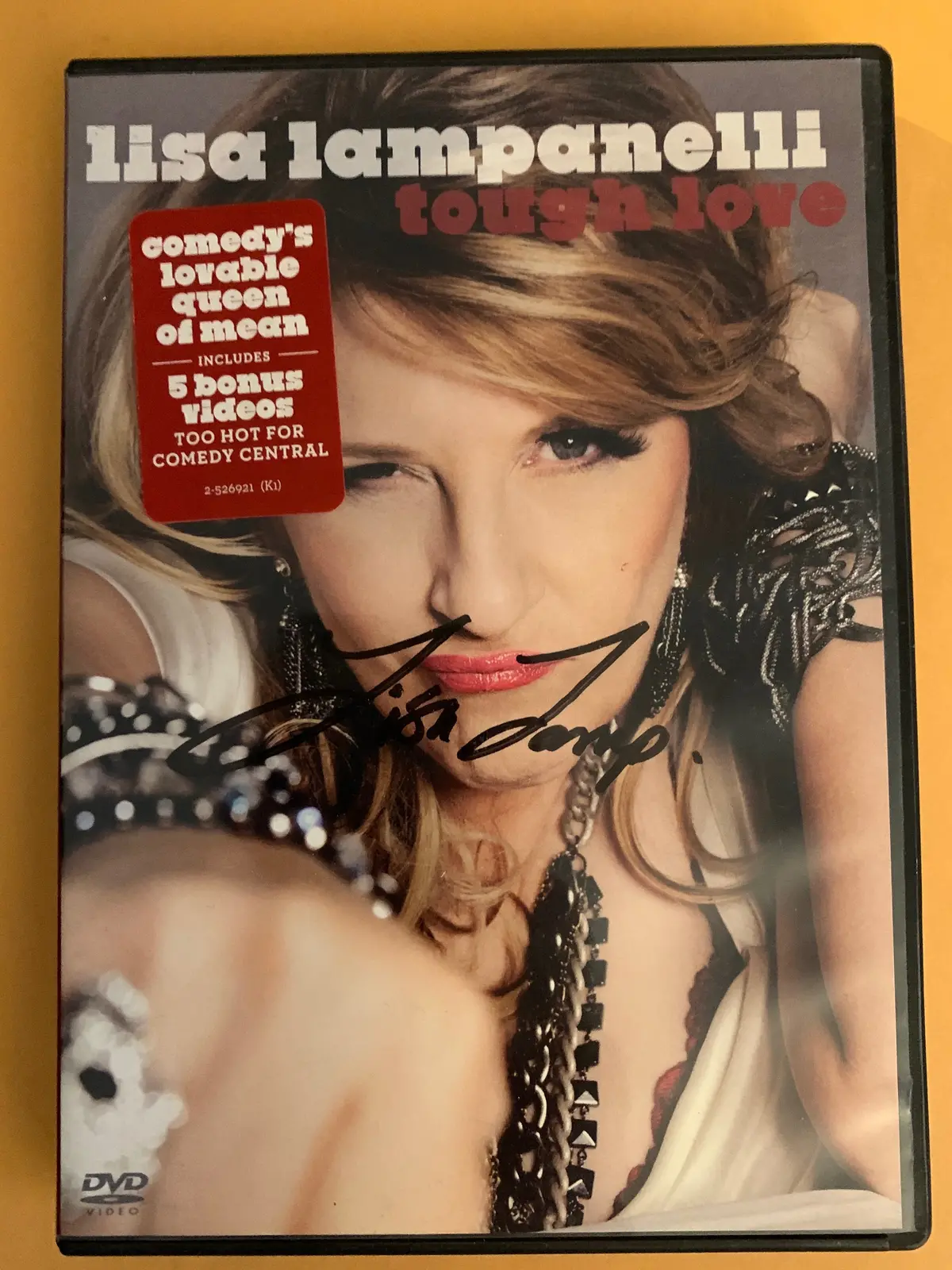 Lisa Lampanelli - Autographed Dvd "Tough Love" 1