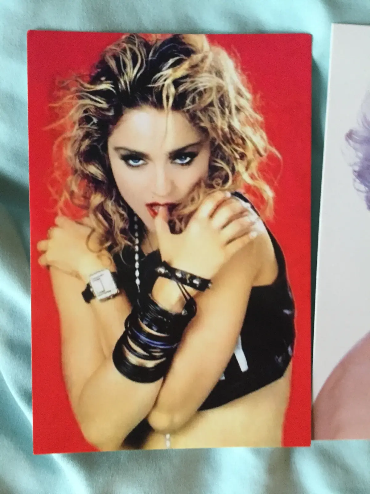 Madonna 1985 Healthy Postcard 1
