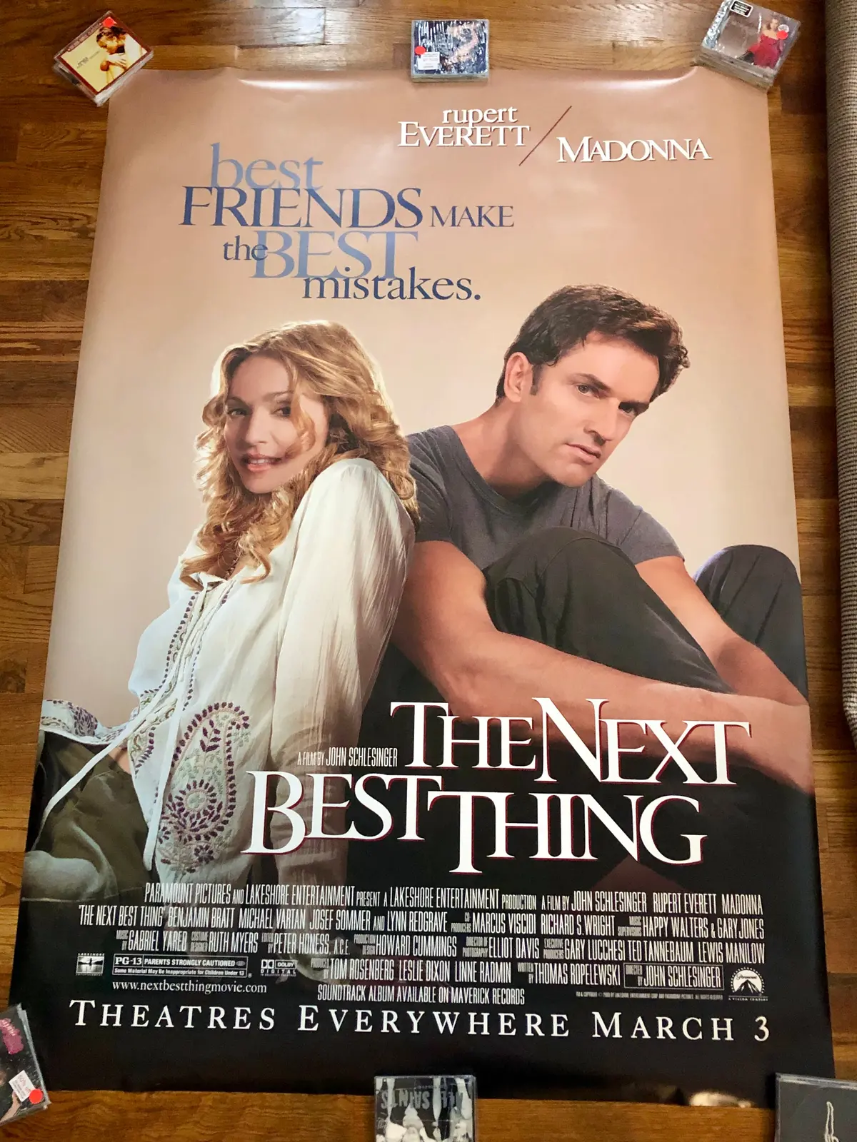 The Next Best Thing -  Madonna And Rupert Everett Subway Film Promo Poster 48X70 1