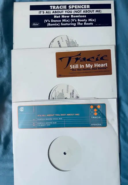 Tracie Spencer - Lot Of 3 Original  (Promo) 12" Singles Lp Vinyl - Used 1