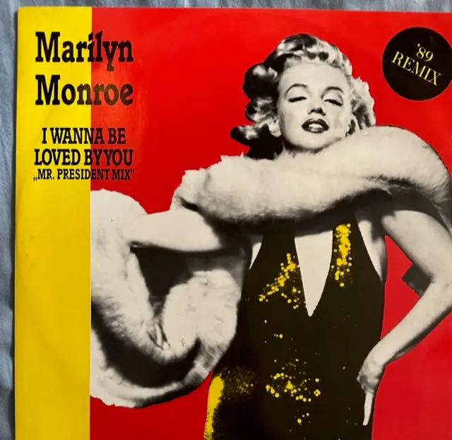 Marilyn Monroe - I Wanna Be Loved By You  '89 Remix (12" Single)  Lp Vinyl - Used 1