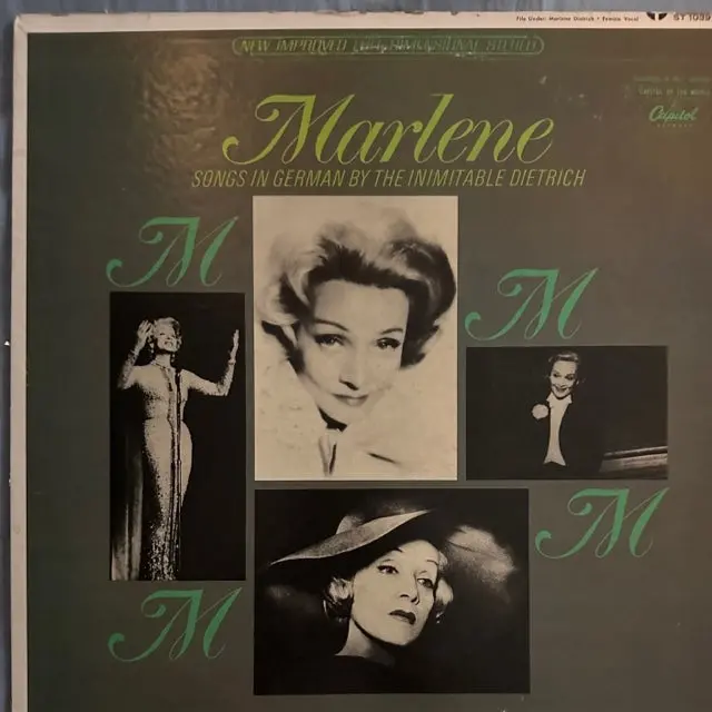 Marlene Dietrich - Songs In German  - Lp Used  Vinyl - Used 1