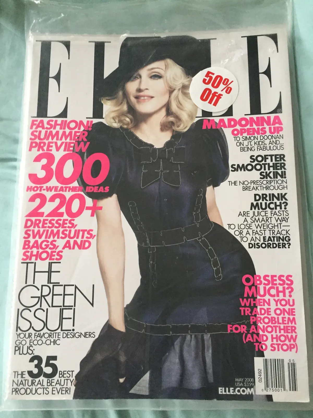 Madonna Magazine Elle (Usa)  2008 (Us Orders Only) 1
