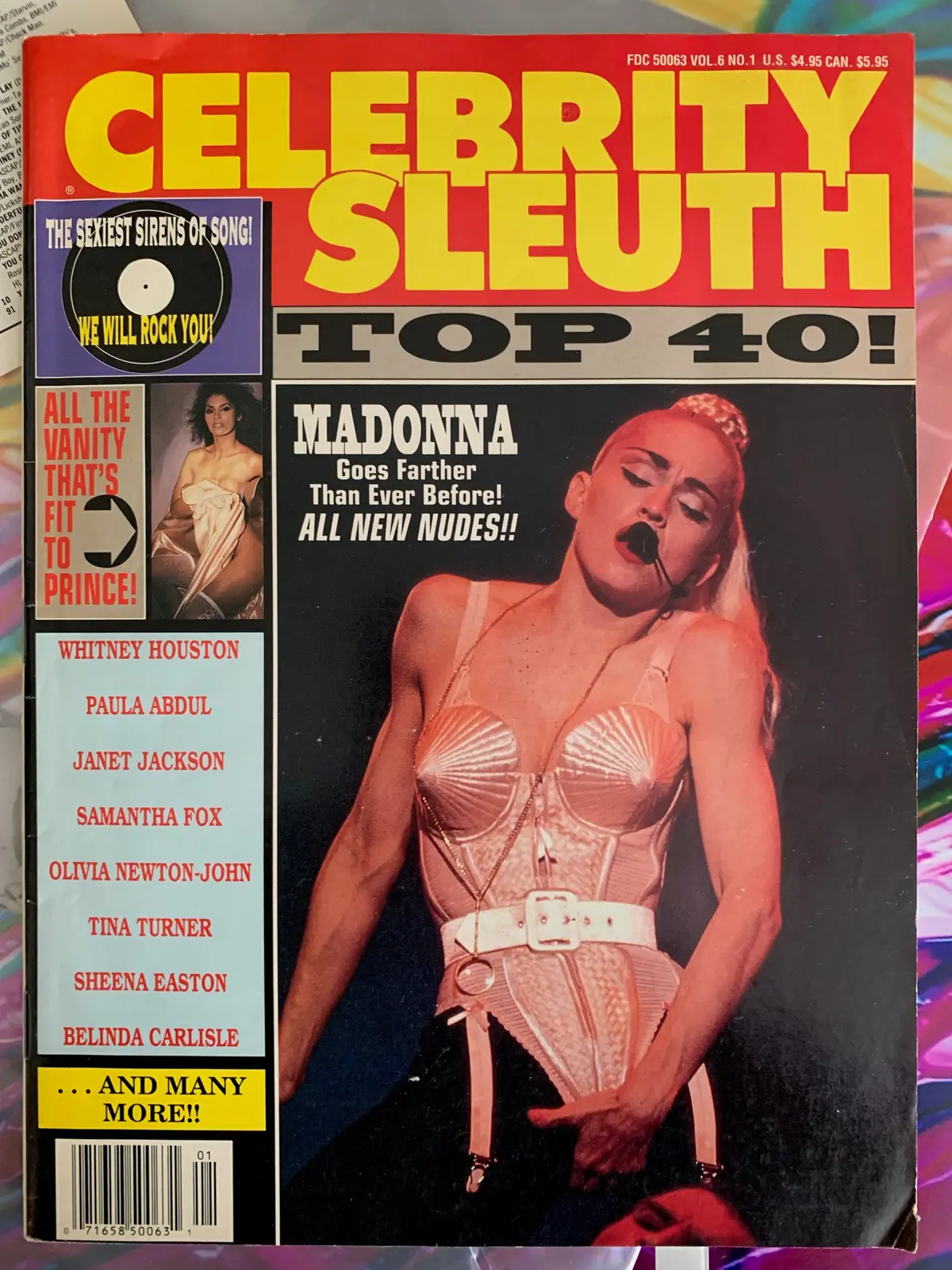 Madonna - Celebrity Sleuth Adult Magazine 90S 1
